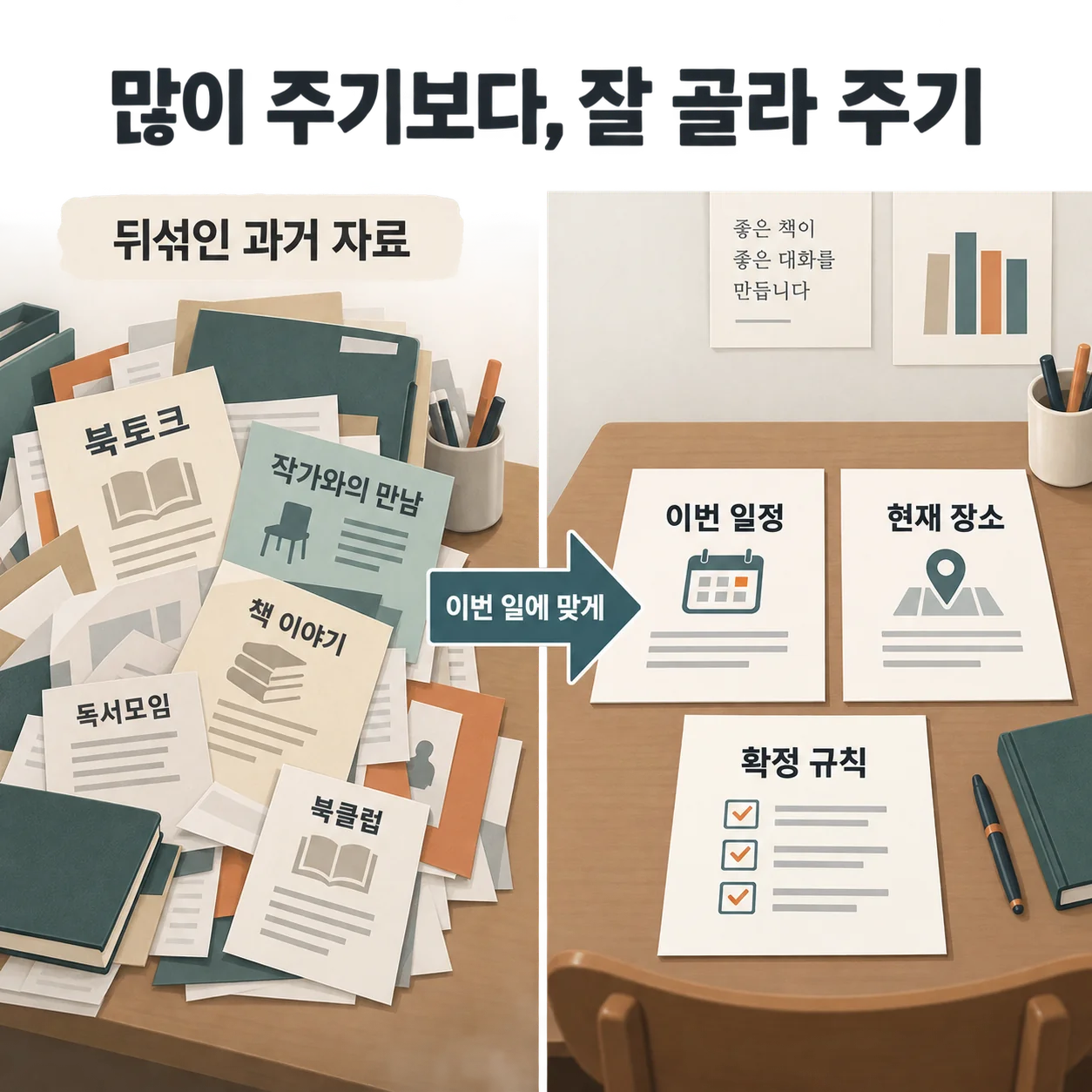 필요한 근거는 남기고, 이번 작업에 해당하는 자료와 우선순위를 분명히 표시합니다.